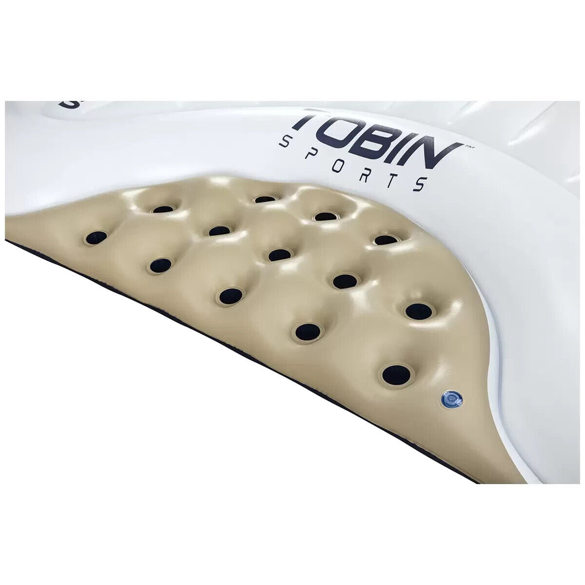 Tobin Sports 7 Person Seas The Day Giant Inflatable Party Lake Island 3.92x3.08m