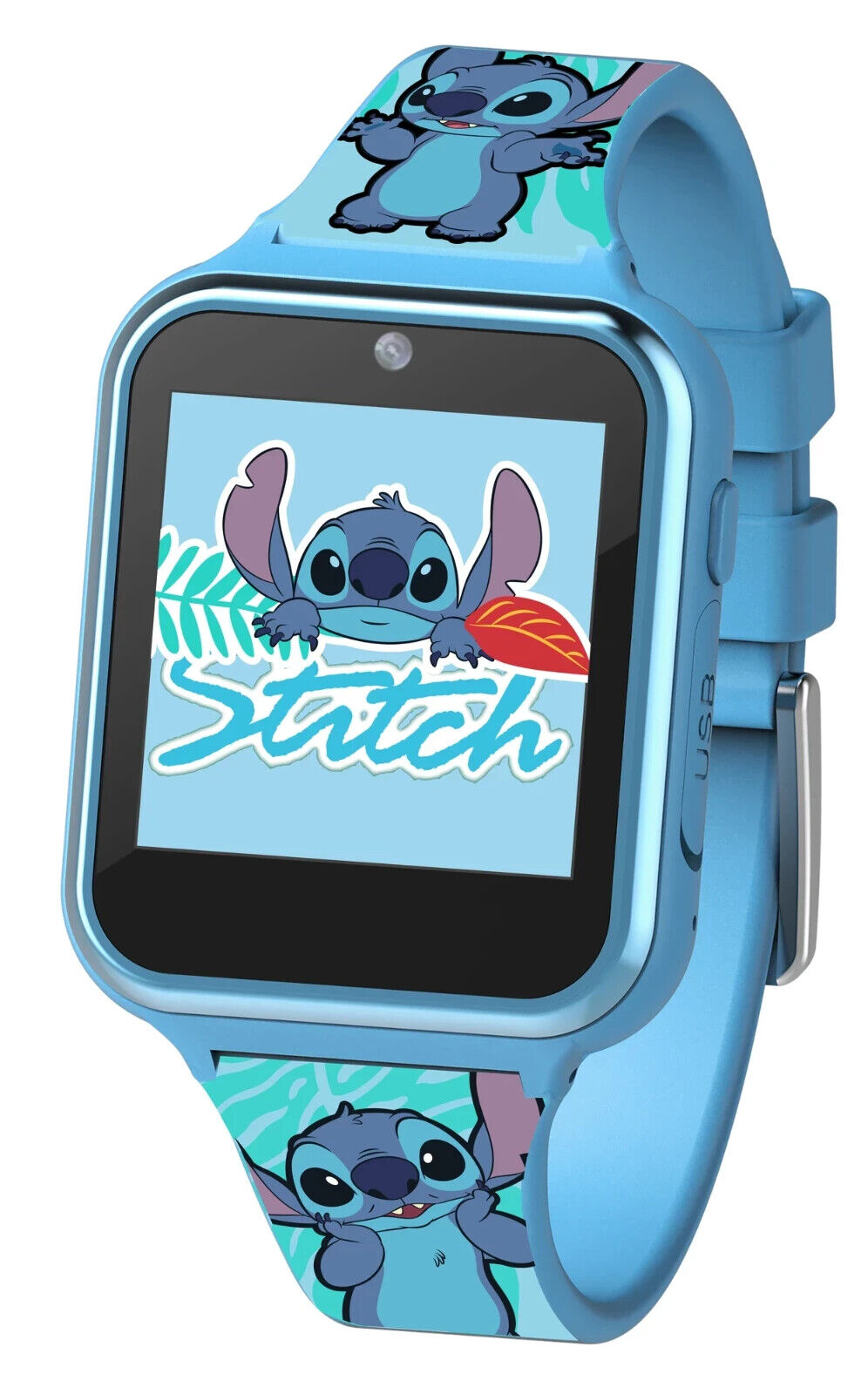 Disney Stitch Smart watch Camera Time Learning Video Calculator Smartwatch