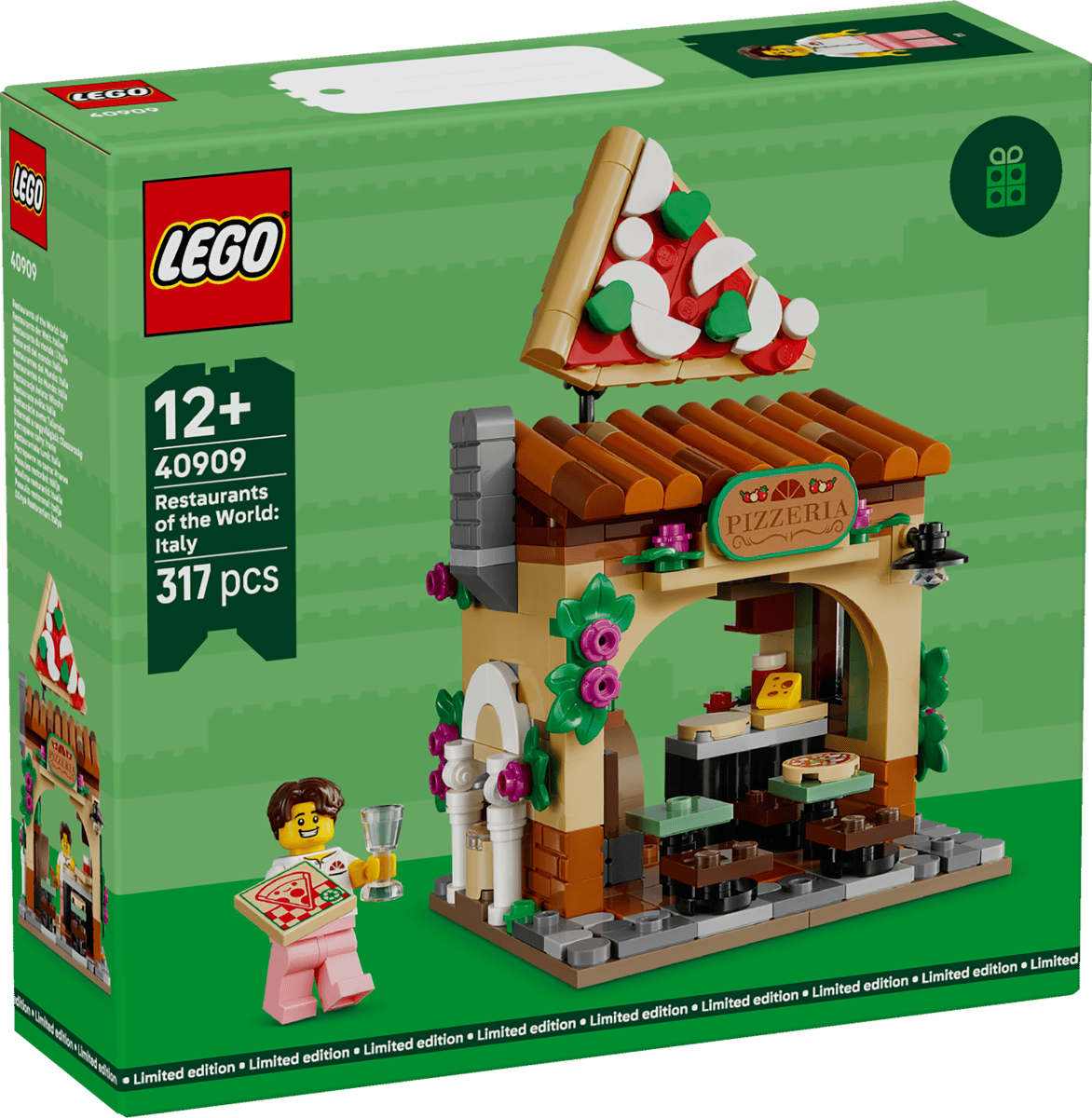 LEGO 40909 Restaurants of the World: Italy Brand New And Sealed