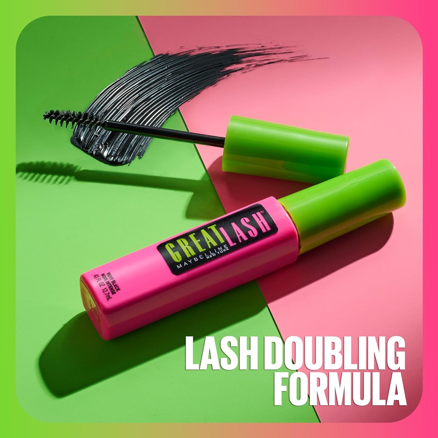 Lots of Lashes Washable Mascara, Very Black, 0.43 Fluid Ounce