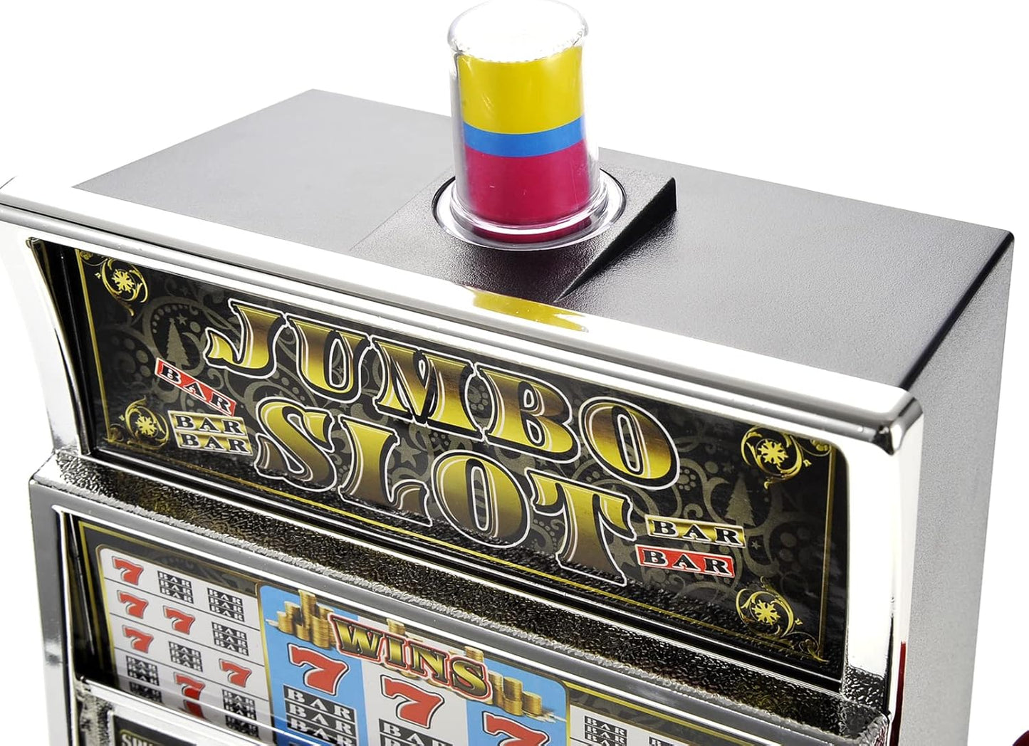 Plastic Savings Bank Slot Machine with Sound and Light
