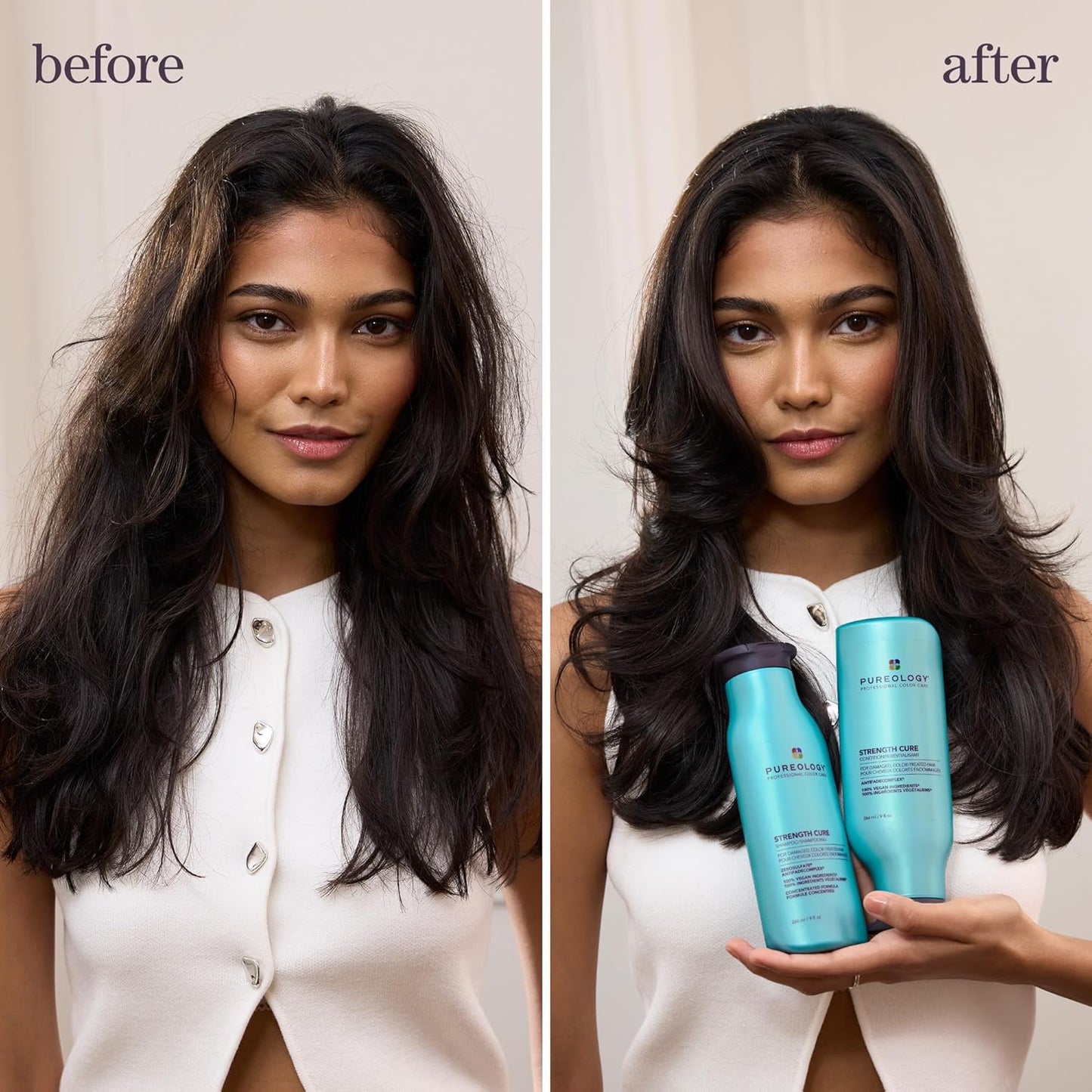 Strength Cure Shampoo 266Ml White