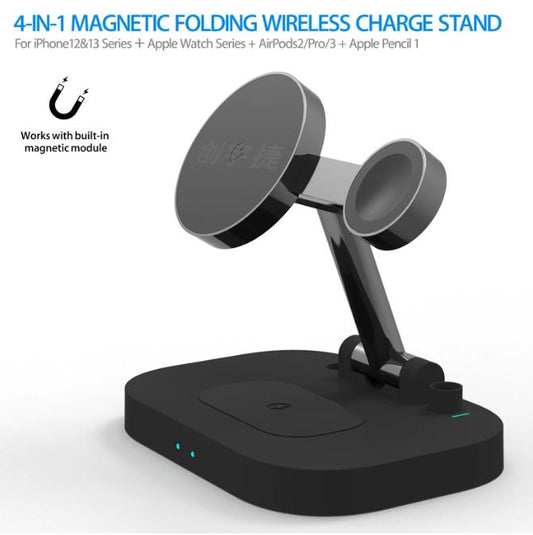 4-in1 15W Wireless Charger For Apple iPhone iWatch AirPods Pencil
