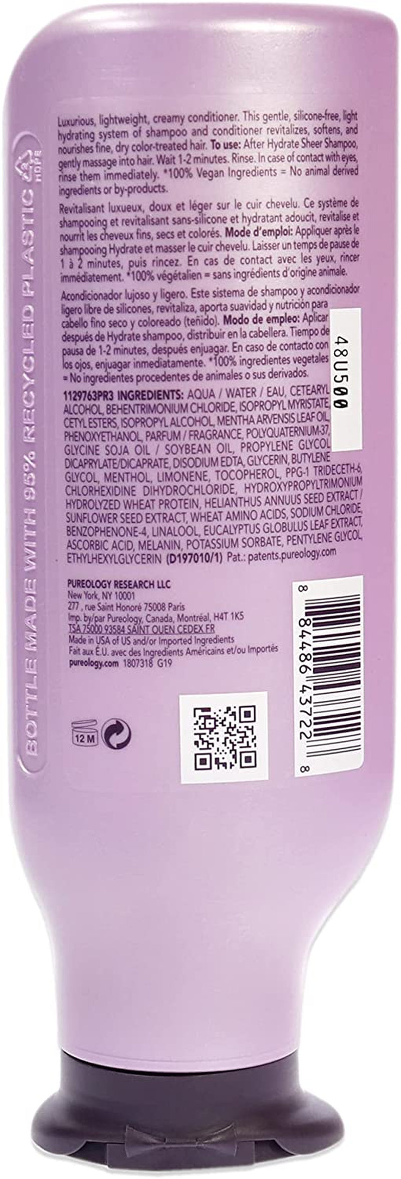 Pureology Hydrate Sheer Condition, 250 Ml