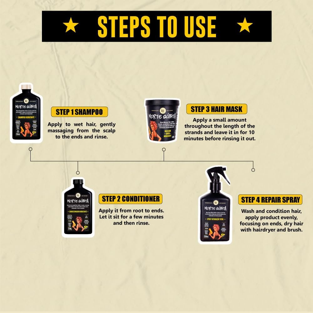 Linha Morte Subita  - Shampoo Hidratante 250 Ml - ( Sudden Death Collection - Moisturising Shampoo 8.45 Fl Oz)