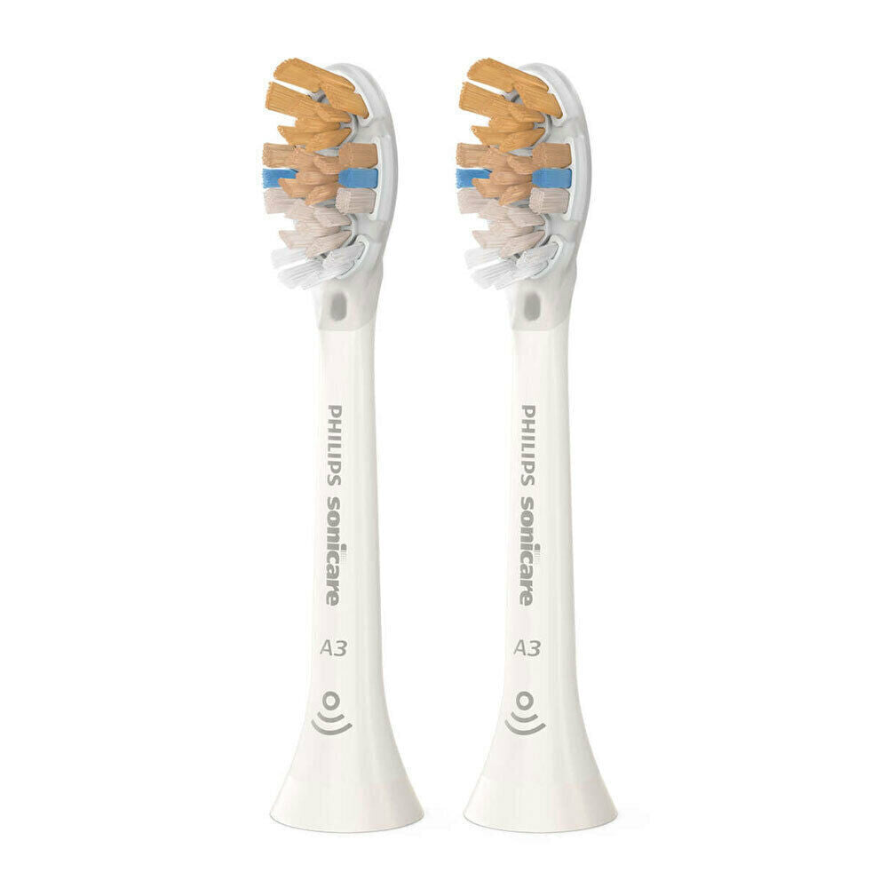 6-Pack Genuine Philips Sonicare A3 All-In-One Premium Brush Heads (White)