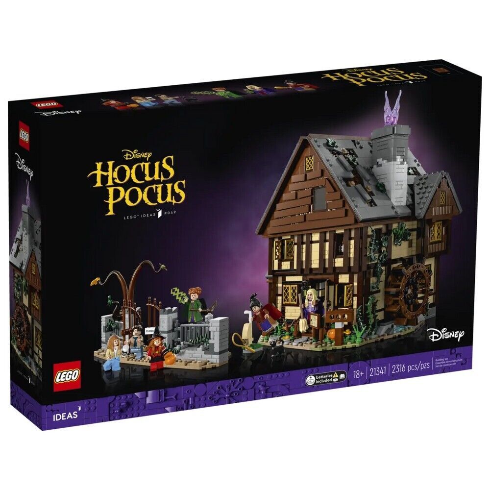 LEGO 21341 IDEAS Disney Hocus Pocus: The Sanderson Sisters’ Cottage - BRAND NEW