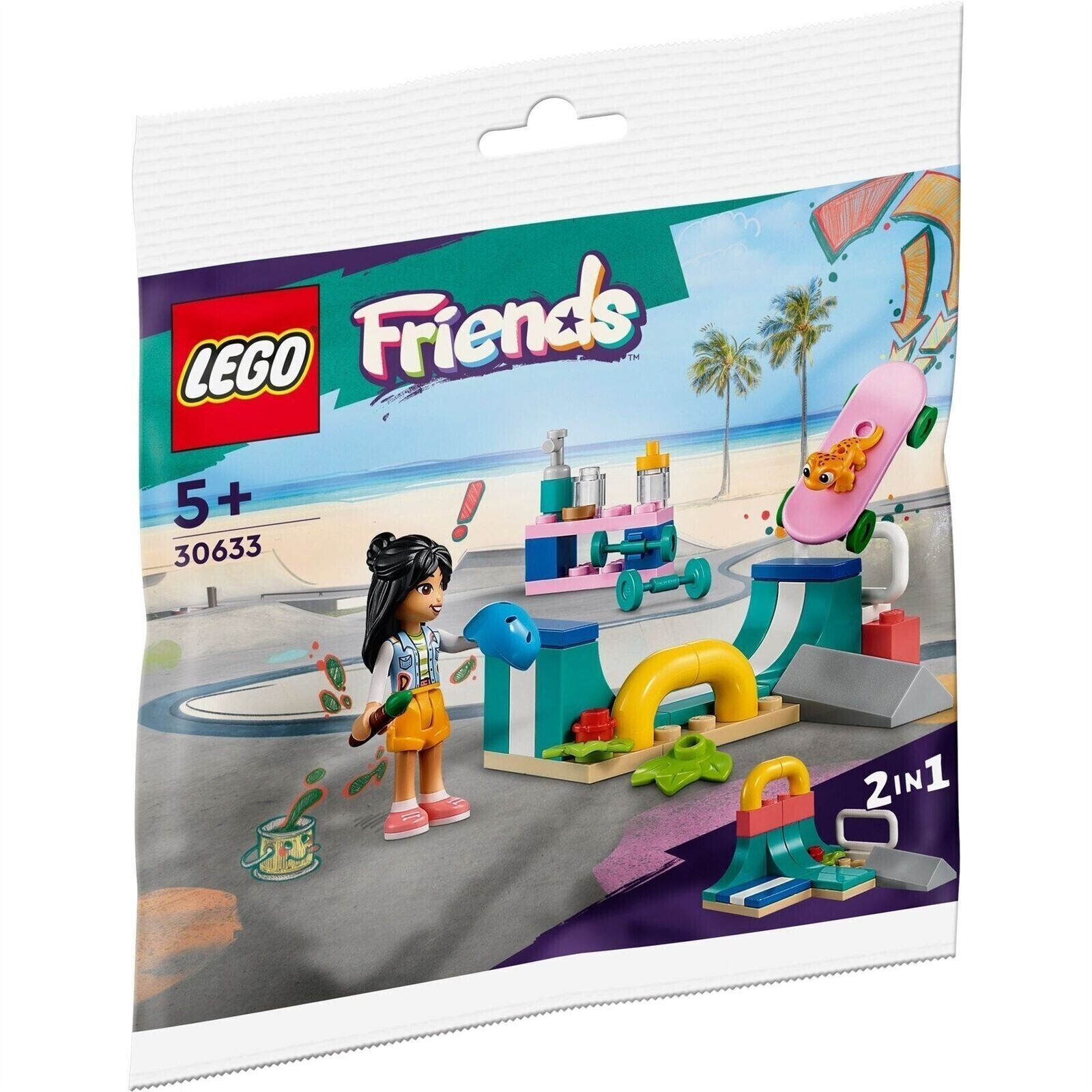 LEGO FRIENDS Skate Ramp (30633) Polybag - BRAND NEW