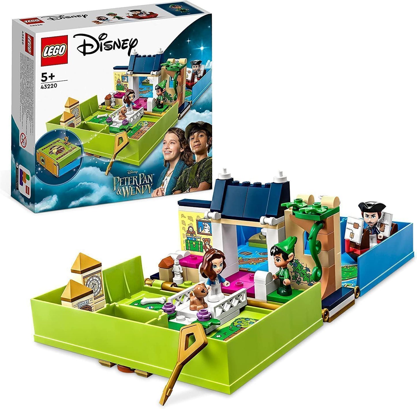 LEGO 43220 Disney Peter Pan & Wendys Storybook Adventure