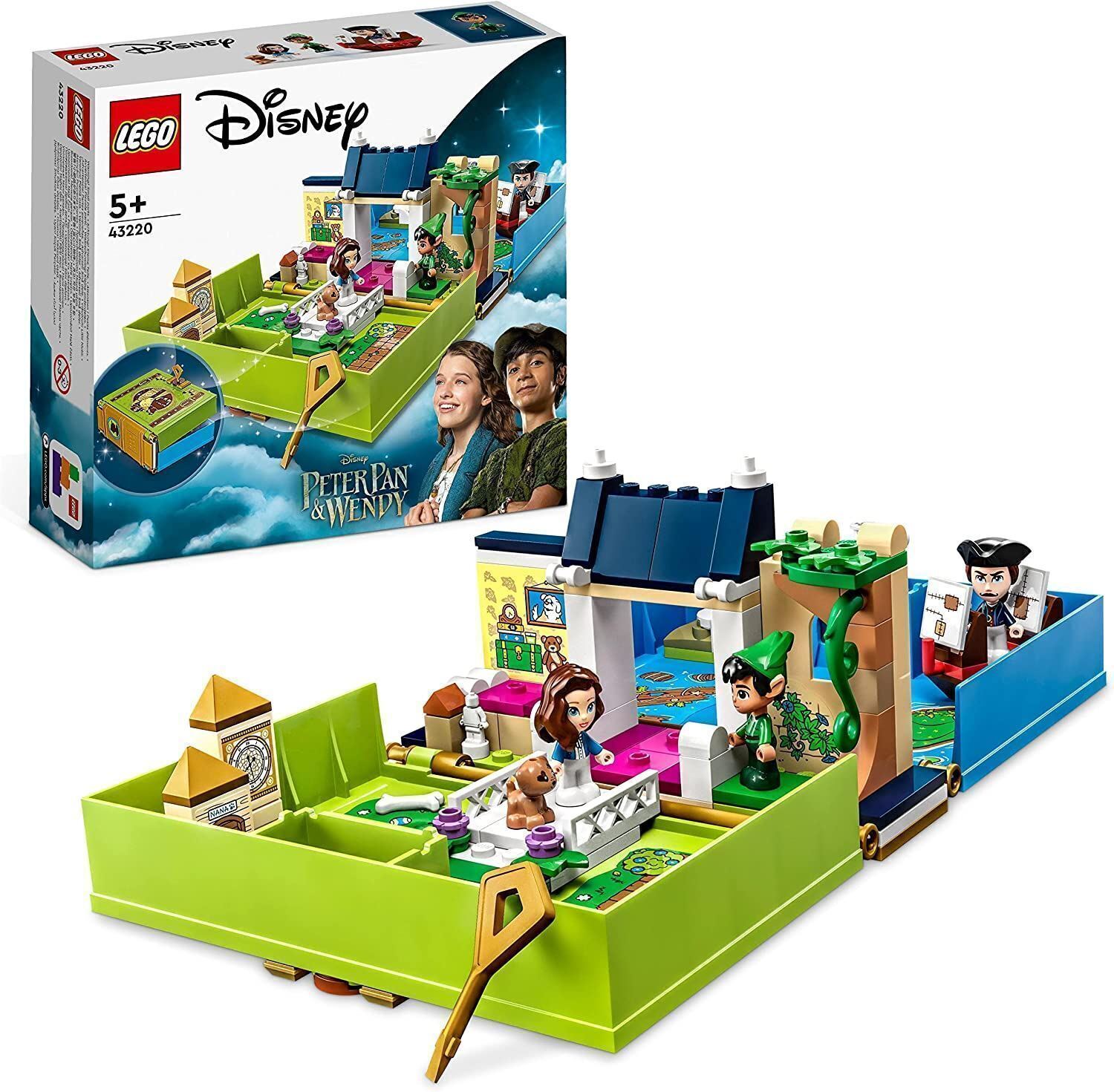 LEGO 43220 Disney Peter Pan & Wendys Storybook Adventure
