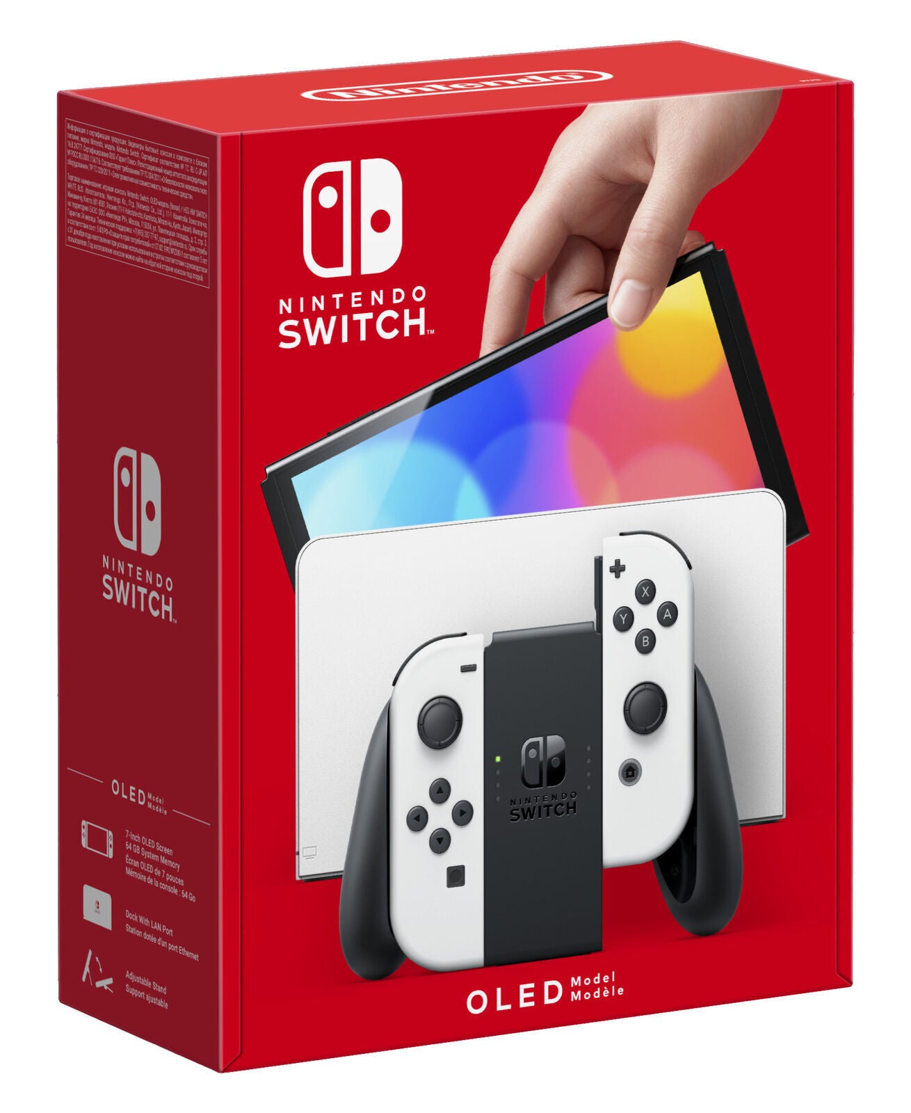 Nintendo Switch OLED Model Handheld Console 64GB White