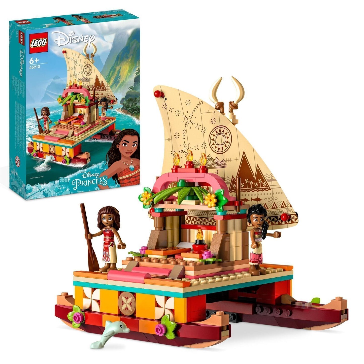 LEGO Disney 43210 Moana's Wayfinding Boat NEW SEALED Box