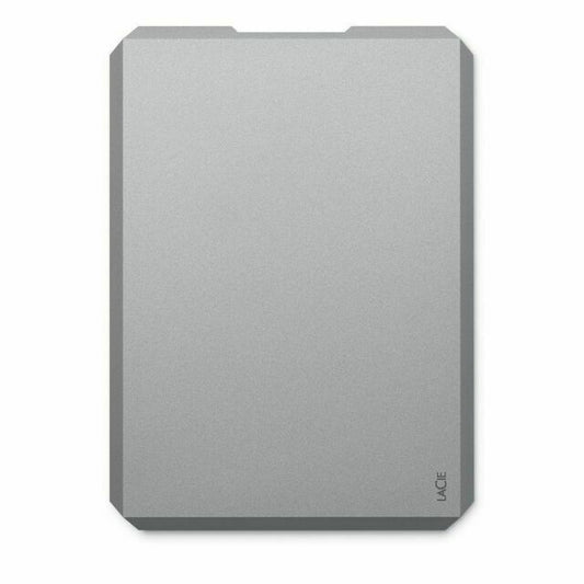 LaCie Mobile Drive 2TB External Hard Drive Space Grey USB-C Works with iPad