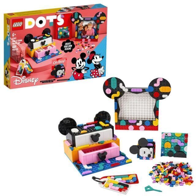 LEGO 41964 Dots Disney Mickey Mouse & Minnie Mouse Back-to-School Project Box