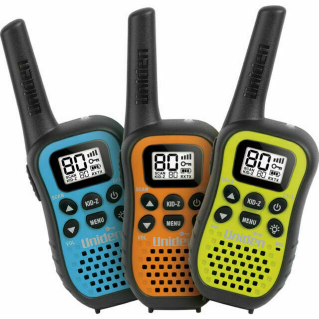 Uniden UH45-3 80 Channel UHF CB Handheld Radio Triple Colour Pack Brand New