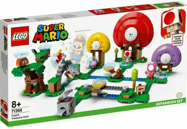 LEGO Super Mario: Toad’s Treasure Hunt Expansion Set (71368) Brand New
