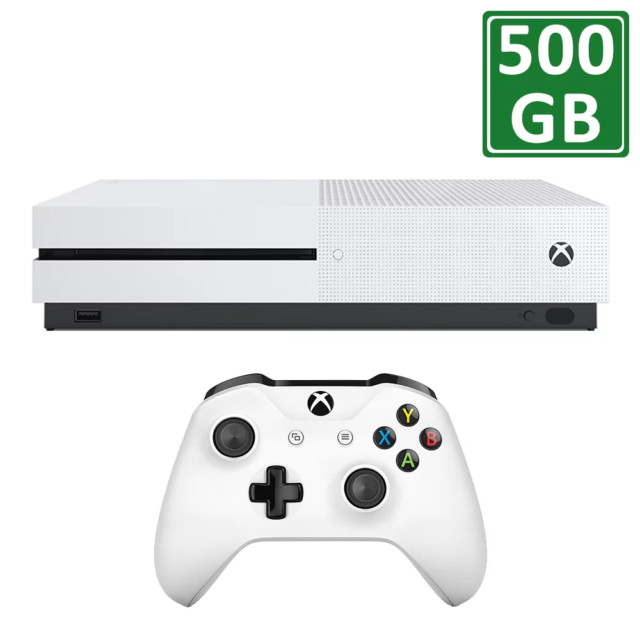 Brand New Factory Sealed Xbox One S Console Disc Edition 500GB White AU Stock