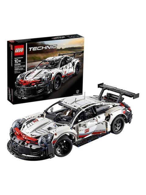 LEGO Technic Porsche 911 RSR Race Car Model Building Kit 42096, Advanced Replica
