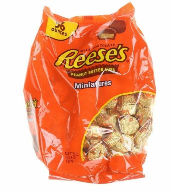 [CLEARANCE] Reese's 56 Miniature Cups Milk Chocolate Peanut Butter 1.58kg Reeses