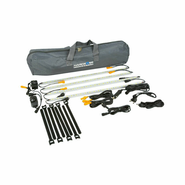Hardkorr Lifestyle 4 Bars LED Camp Kit 2,300 Lumens with Bonus Carry Bag