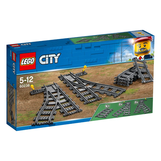 LEGO 60238 City Switch Tracks Cargo Train Track (Brand New Sealed)