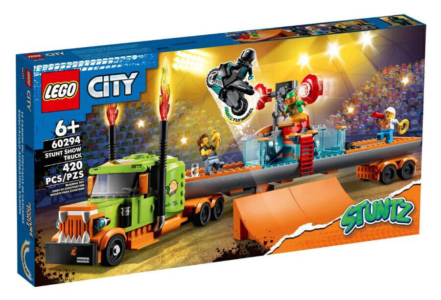 LEGO City 60294 Stunt Show Truck Age 6+ Brand New StuntZ